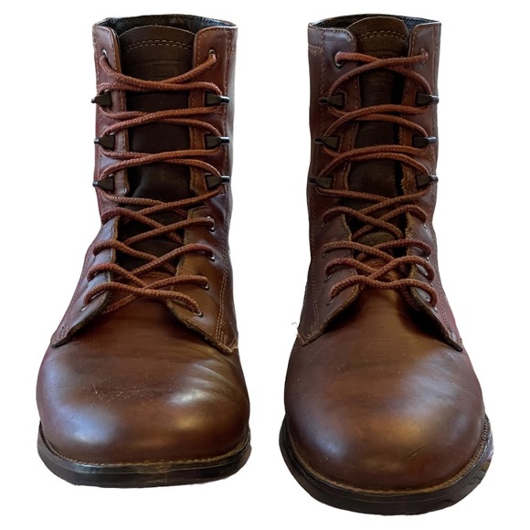 Ariat Heritage Lacer II Leather Western
Roper Brown Lace Up Kiltie Boots 7.5 B - Picture 3 of 15